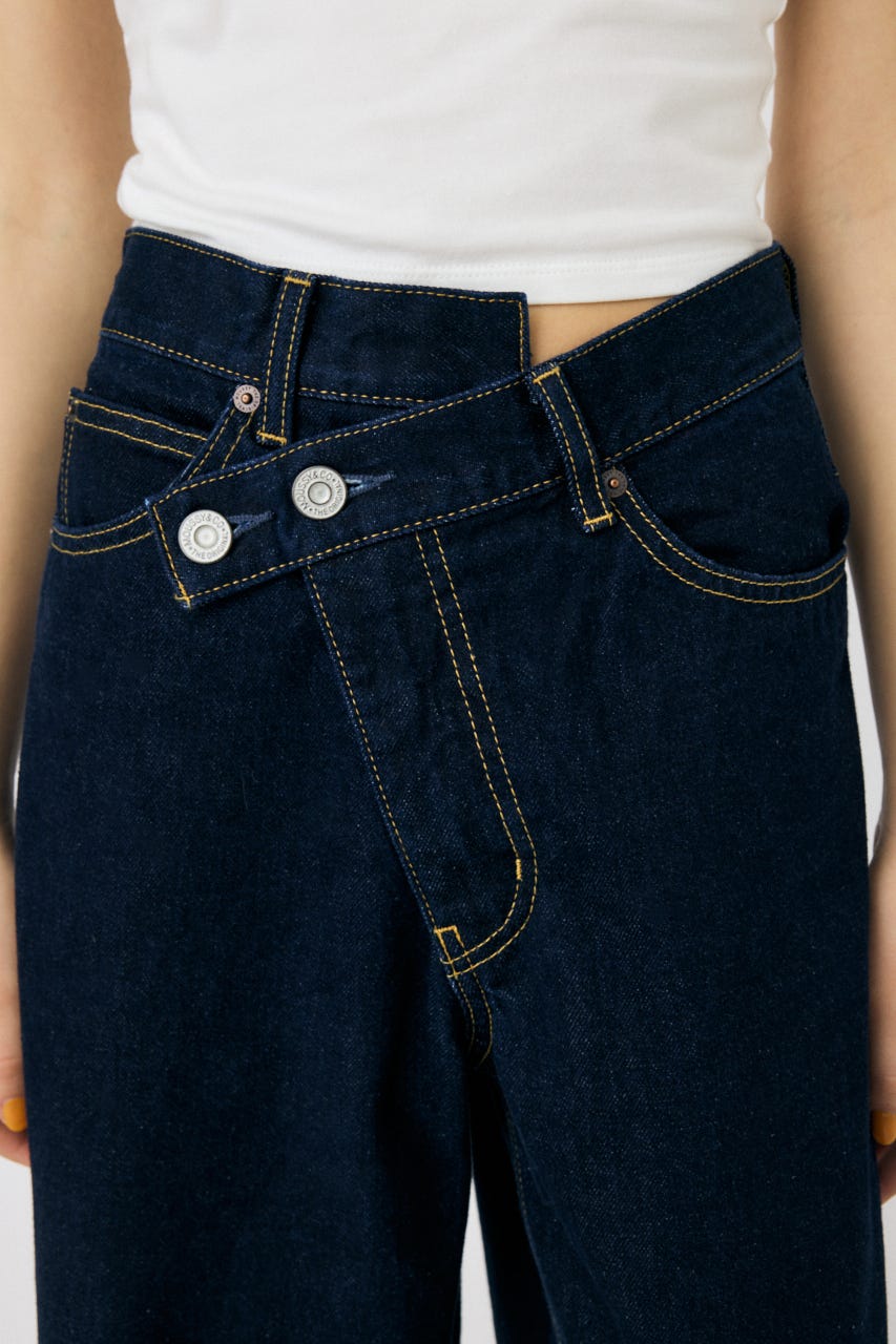 CROSS WAIST WIDE ストレート BLU 1