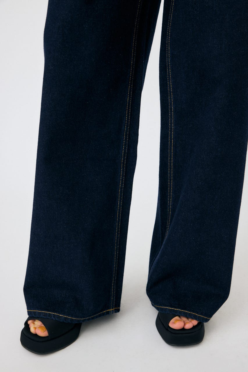 CROSS WAIST WIDE ストレート BLU 1