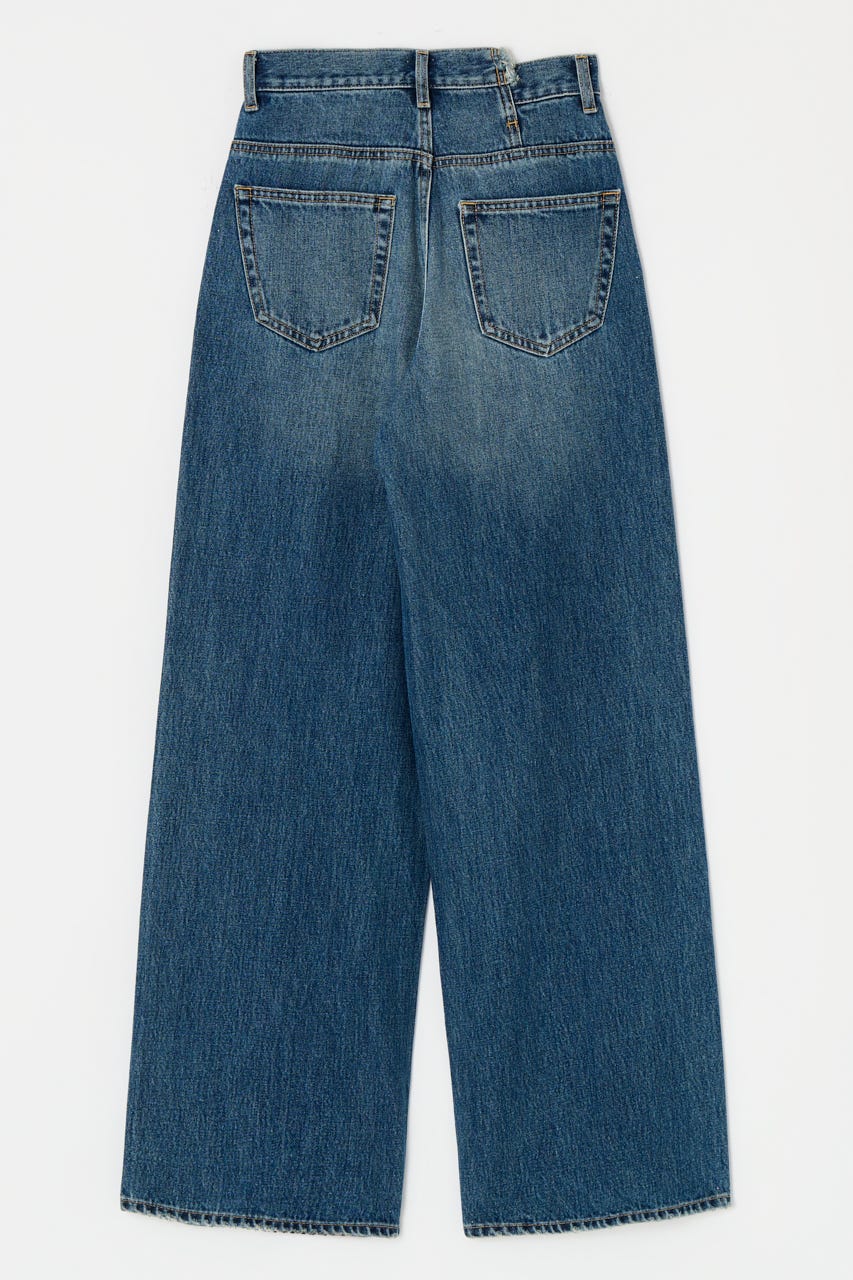 CROSS WAIST WIDE ストレート D/BLU 1