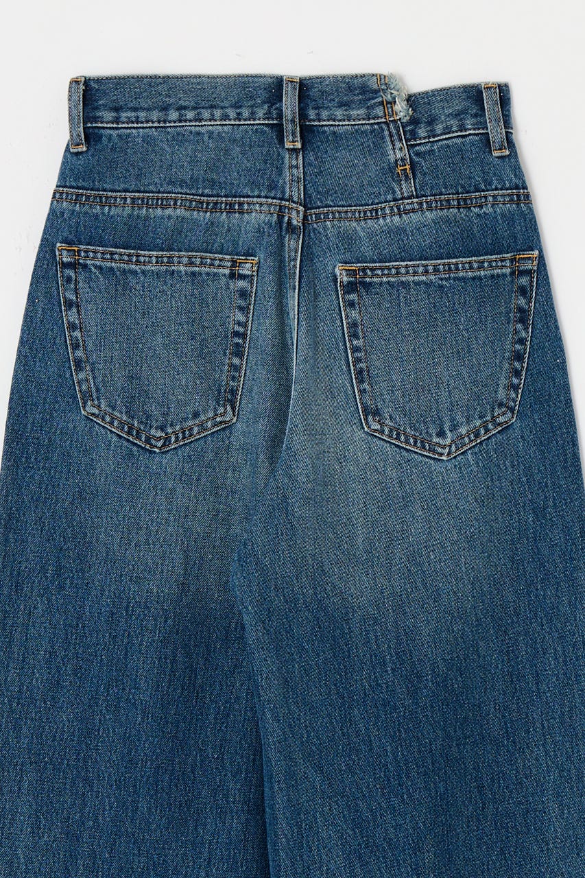 CROSS WAIST WIDE ストレート D/BLU 1