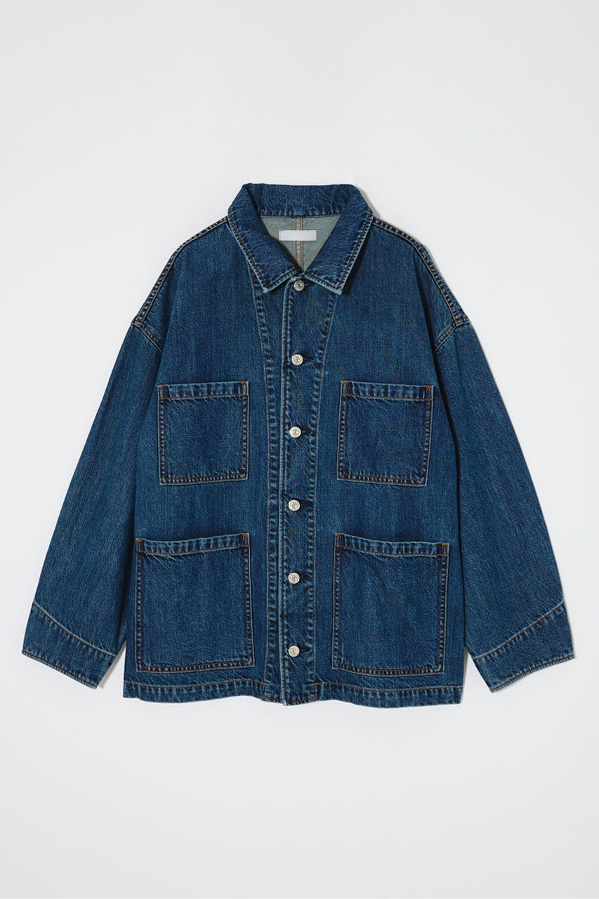 【SS先行アイテム】TENCEL DENIM カバーオール BLU FREE