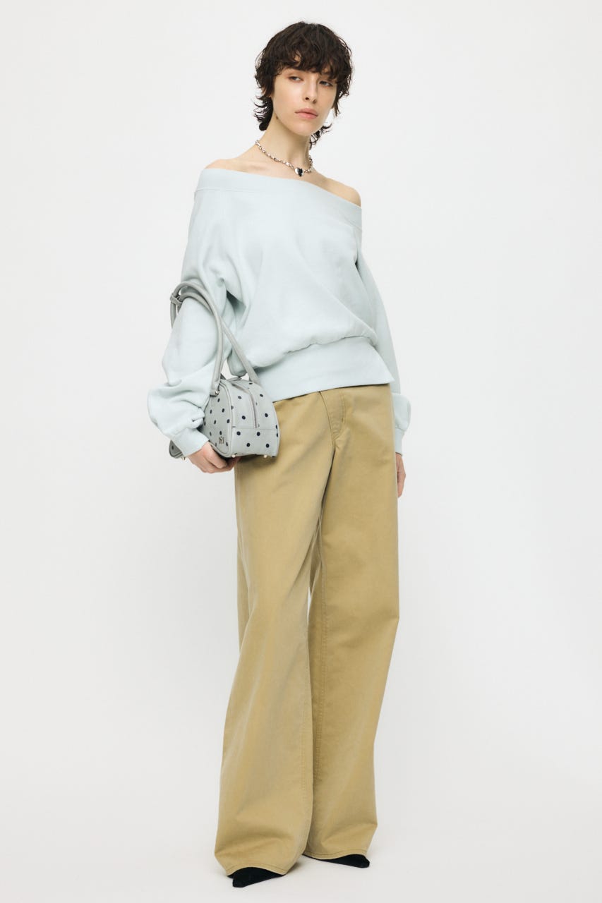 【SS先行アイテム】CROSS CHINO WIDE STRAIGHT BEG 1