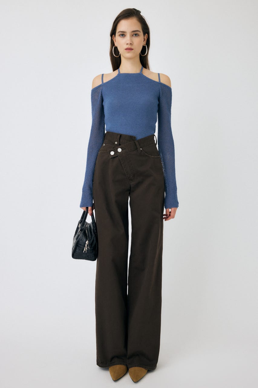 MOUSSY CROSS CHINO WIDESTRAIGHT サイズ0 BEG MOUSSY | CROSS CHINO WIDE STRAIGHT (ワイド ) |SHEL'TTER WEBSTORE