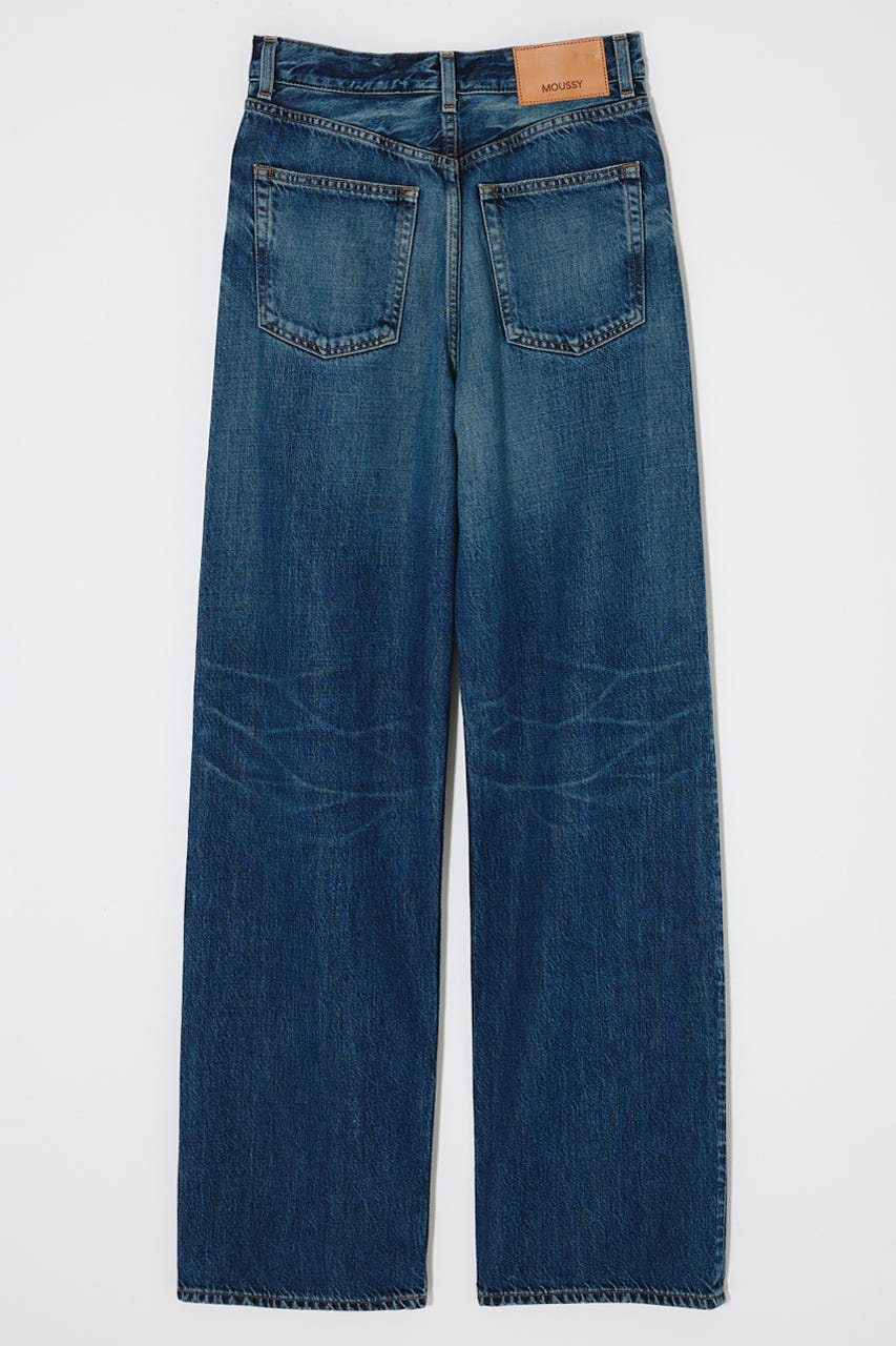 【SS先行アイテム】TENCEL DENIM ストレートパンツ BLU 27inch