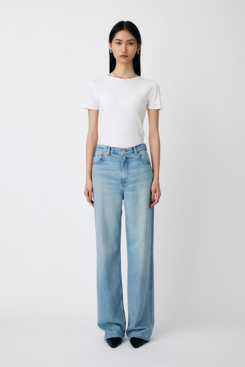 TENCEL(TM) DENIM ストレート L/BLU 25inch
