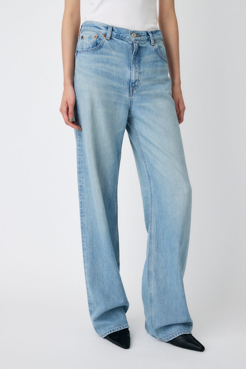 TENCEL(TM) DENIM ストレート L/BLU 25inch