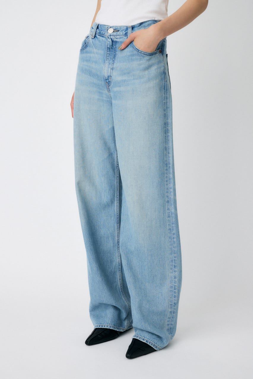 TENCEL(TM) DENIM ストレート L/BLU 25inch