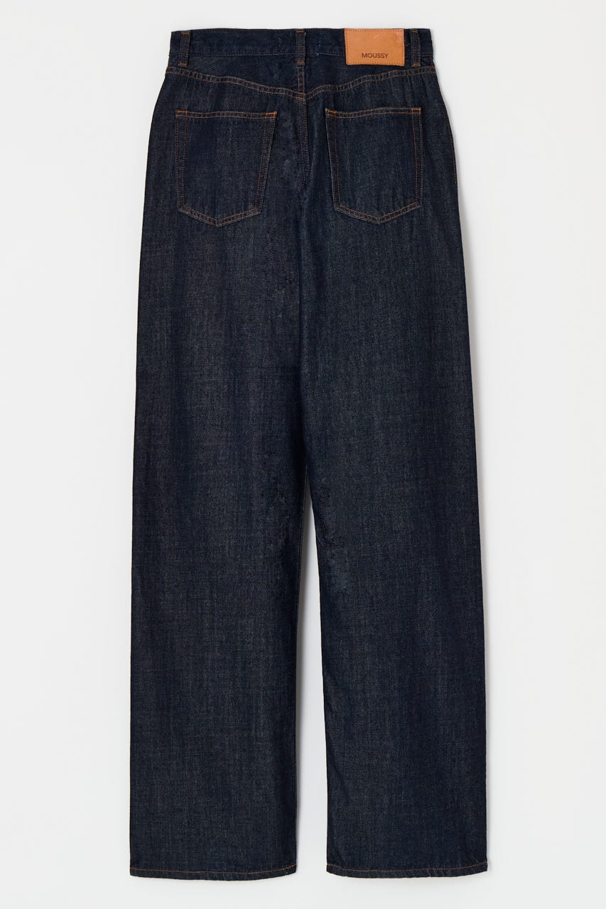 【SS先行アイテム】TENCEL DENIM ストレートパンツ One Wash 23inch