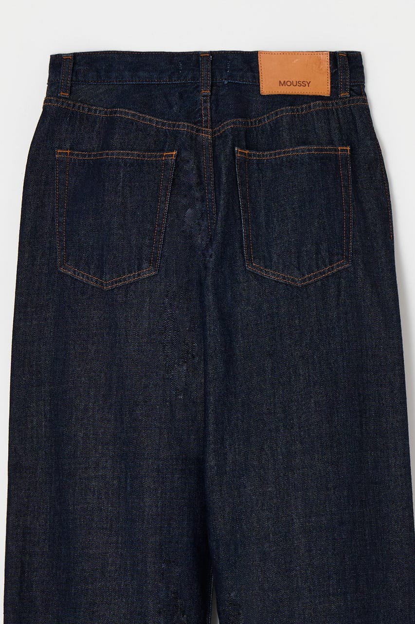 【SS先行アイテム】TENCEL DENIM ストレートパンツ One Wash 23inch