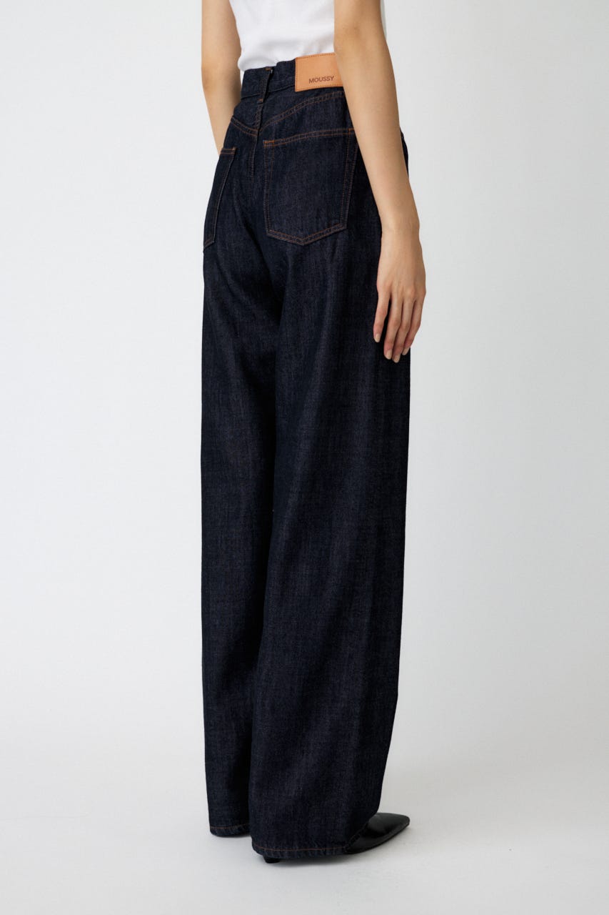 【SS先行アイテム】TENCEL DENIM ストレートパンツ One Wash 23inch