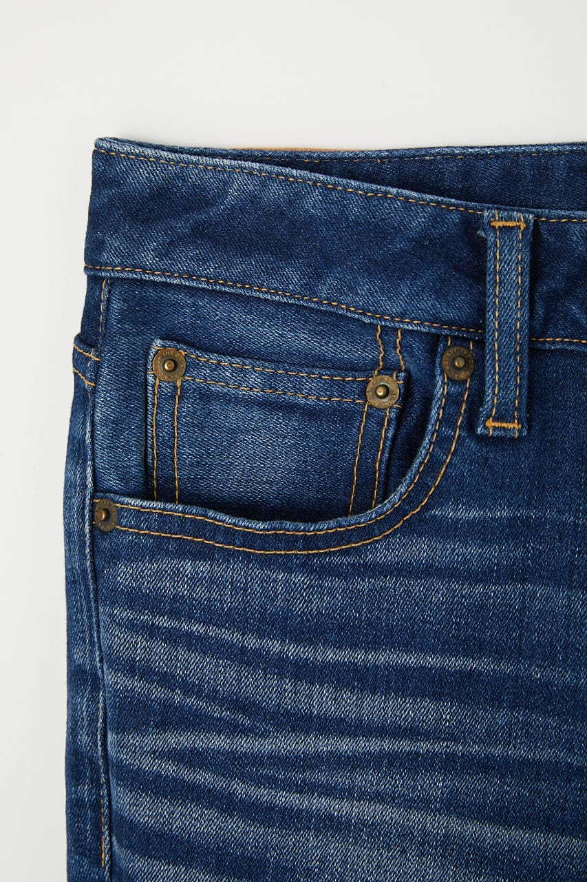 WF Rebirth embroidery スキニー BLU 24inch