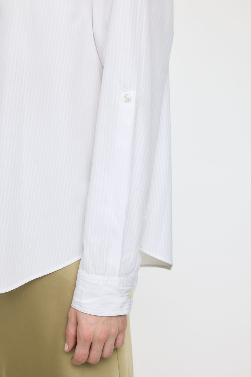 STRIPE OVER シャツ WHT FREE