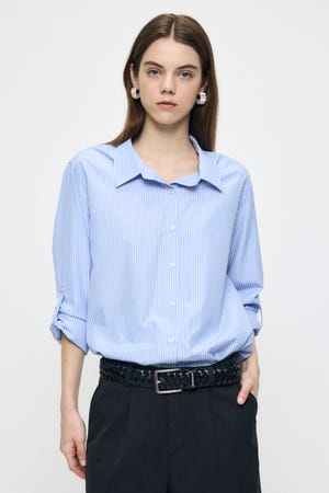 STRIPE OVER シャツ