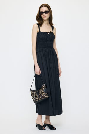 COTTON GATHER CAMI ドレス