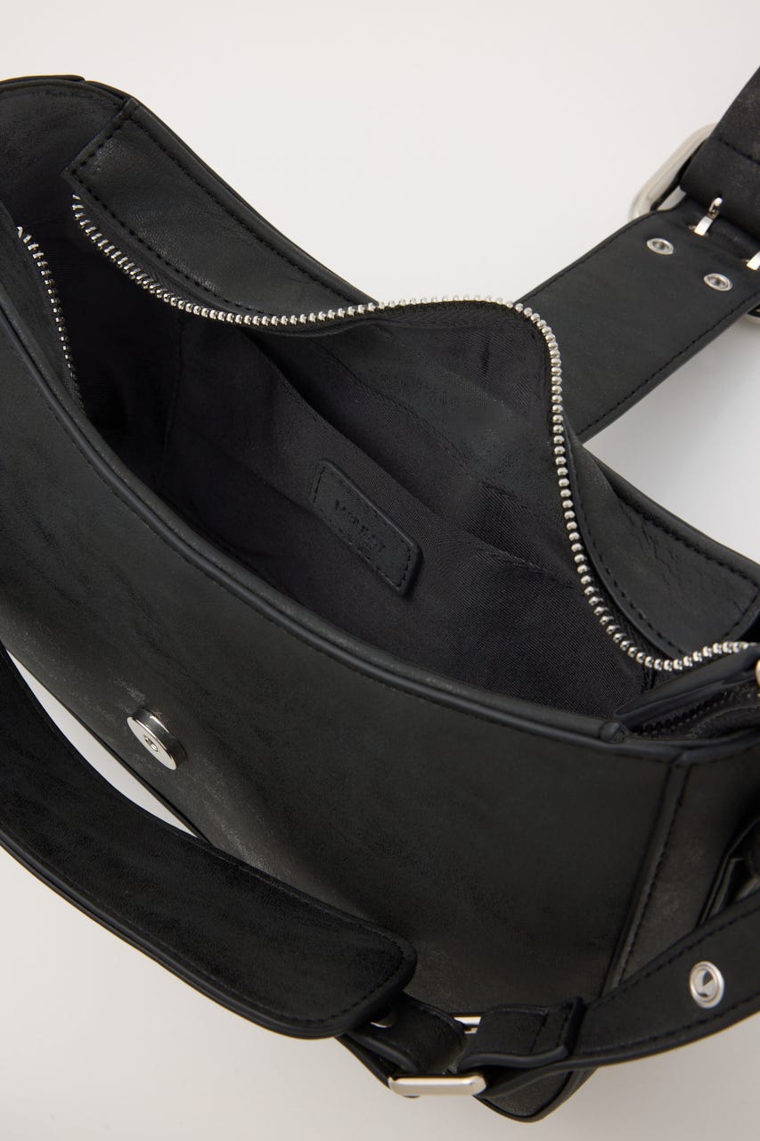 BELTED HAND バッグ BLK FREE