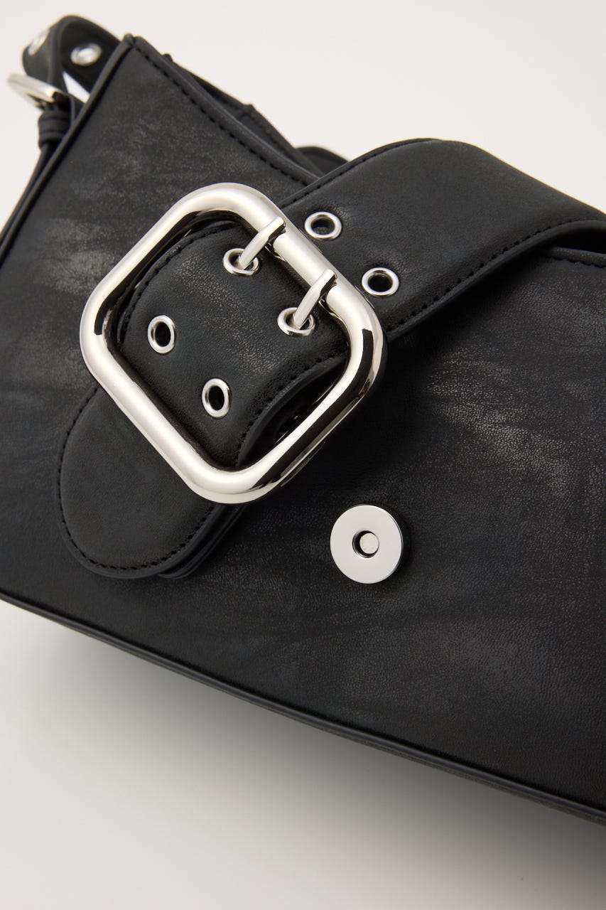 BELTED HAND バッグ BLK FREE