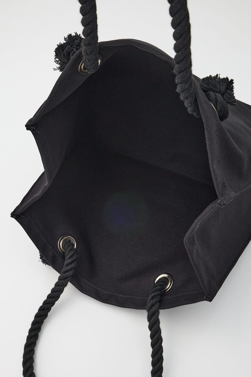 【新生活/大容量】MOUSSY SOUVENIR キャンバスバッグ BLK FREE