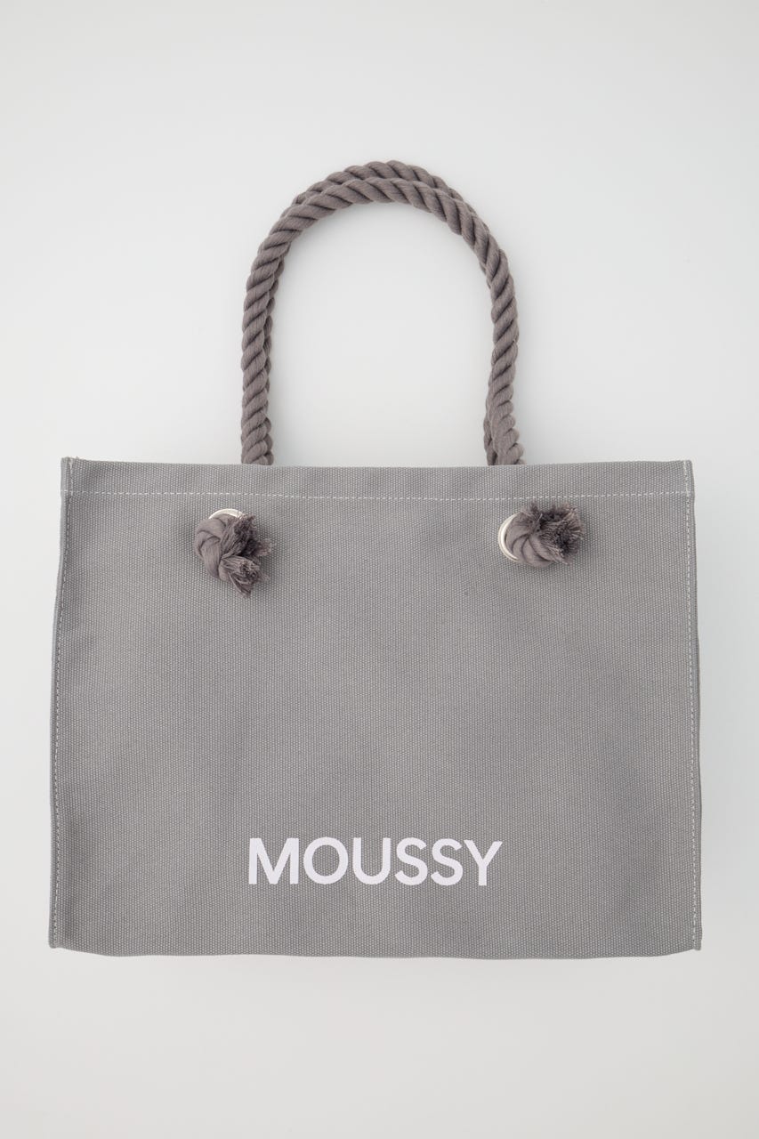 【新生活/大容量】MOUSSY SOUVENIR キャンバスバッグ GRY FREE