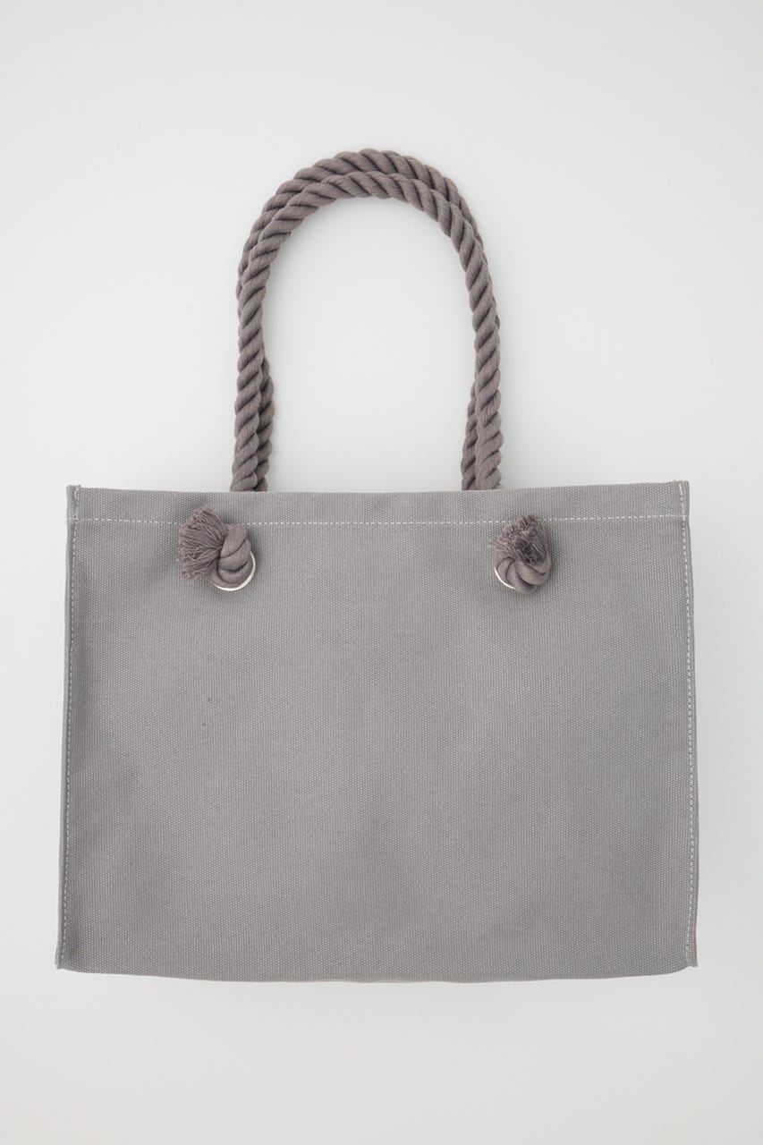 【新生活/大容量】MOUSSY SOUVENIR キャンバスバッグ GRY FREE