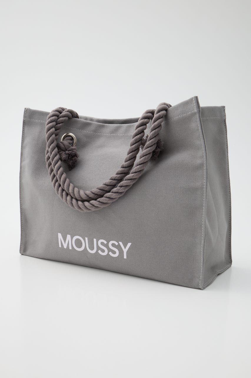 【新生活/大容量】MOUSSY SOUVENIR キャンバスバッグ GRY FREE