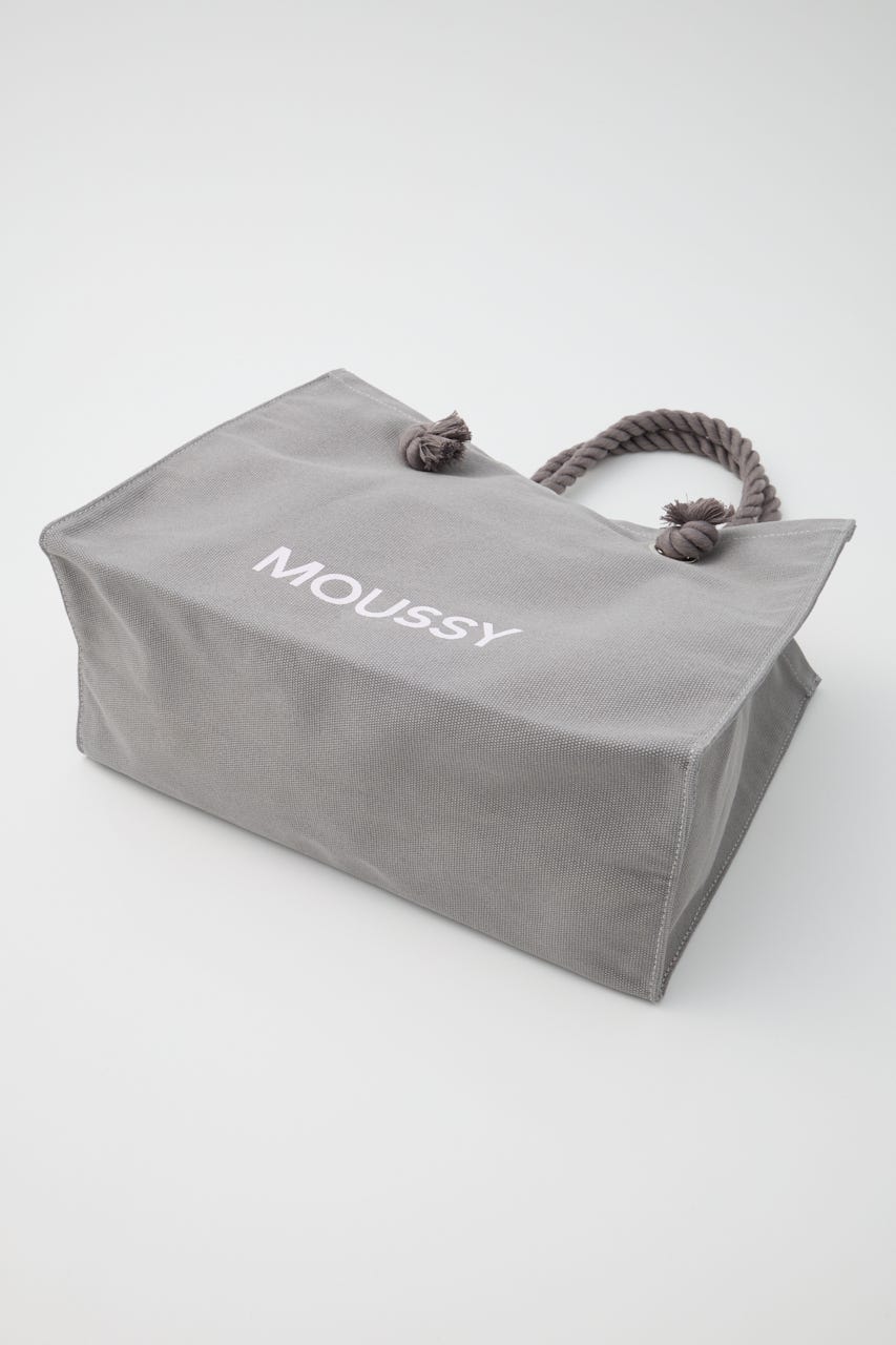 【新生活/大容量】MOUSSY SOUVENIR キャンバスバッグ GRY FREE