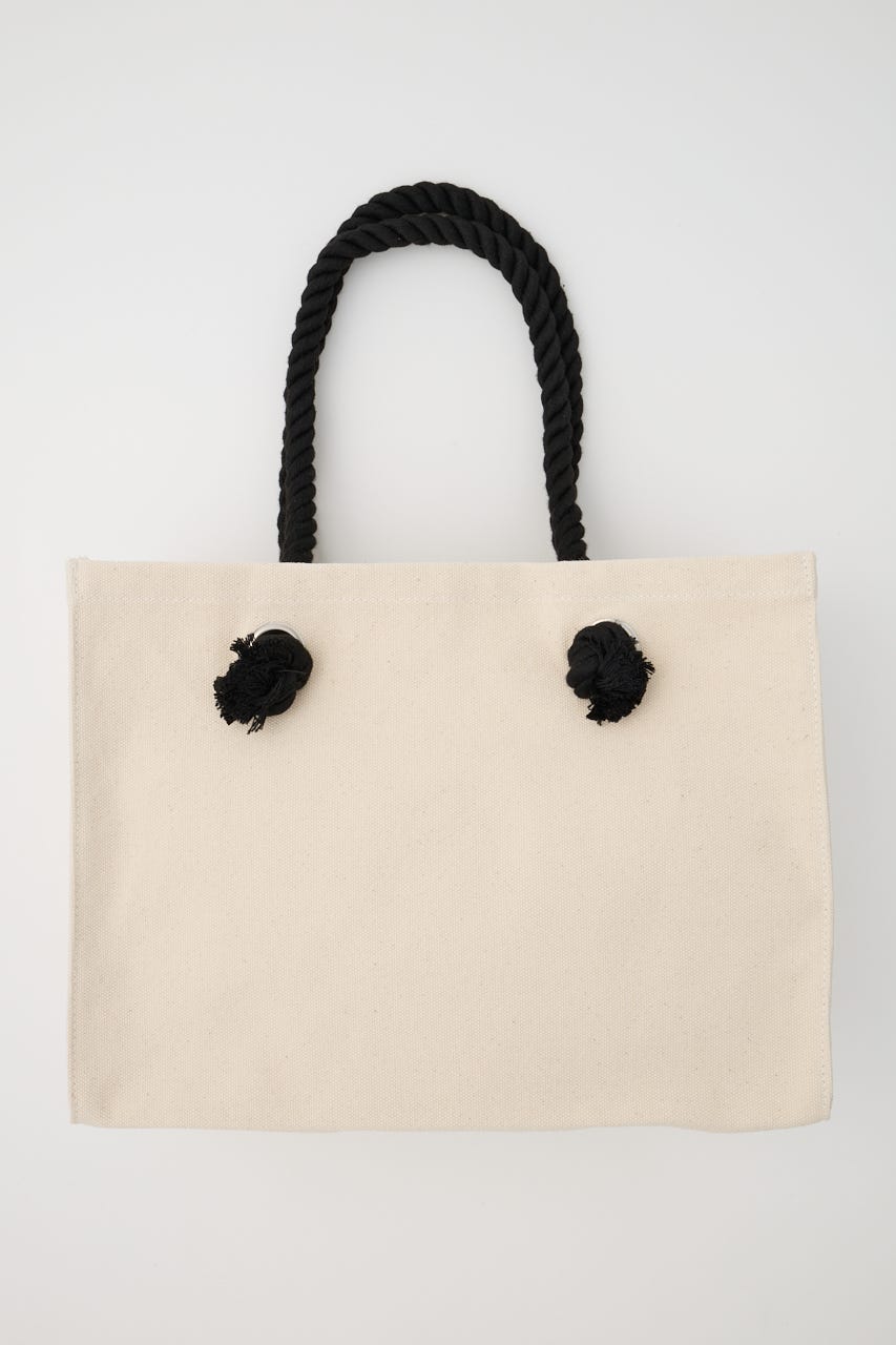 【新生活/大容量】MOUSSY SOUVENIR キャンバスバッグ WHT FREE