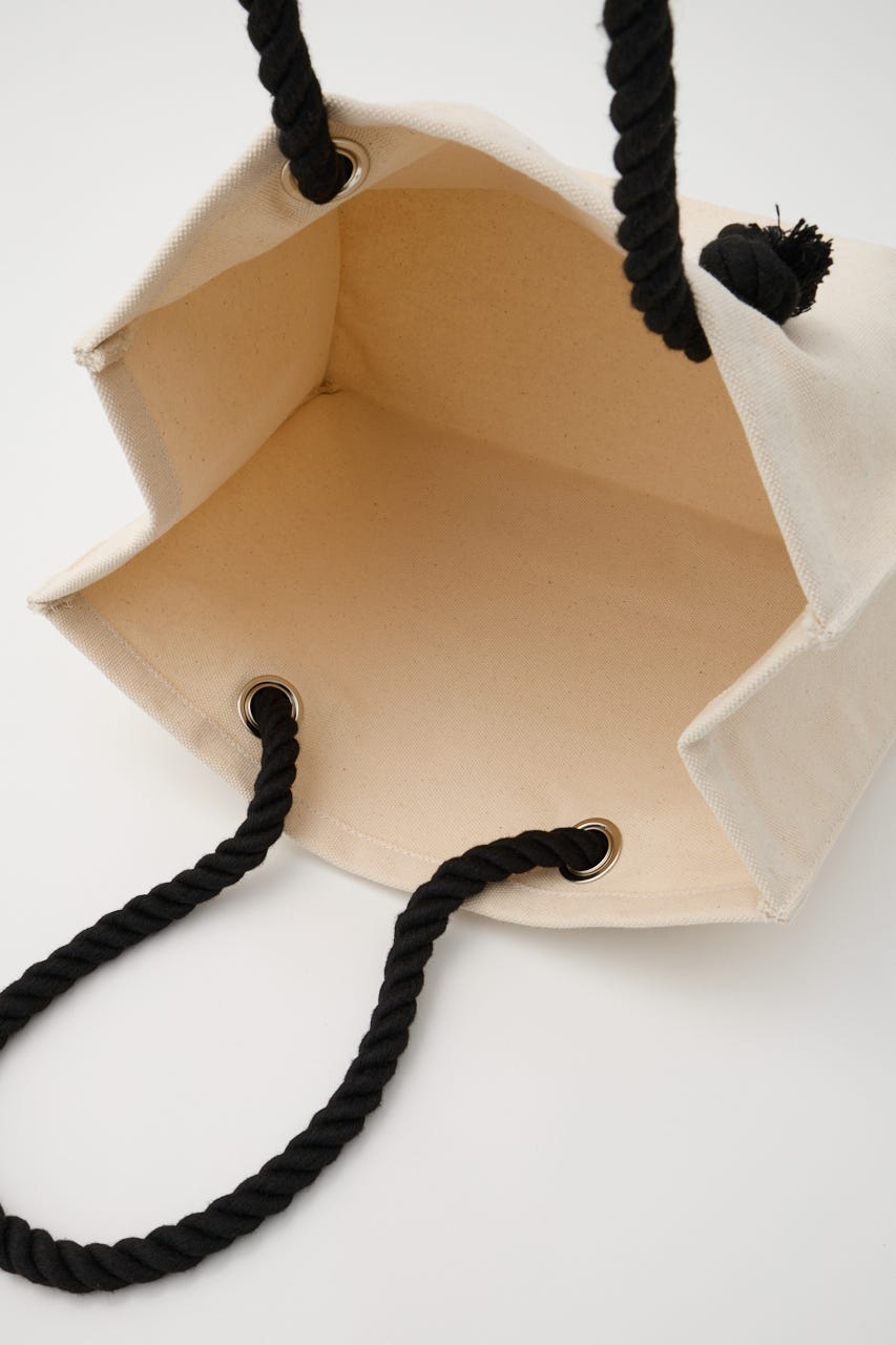 【新生活/大容量】MOUSSY SOUVENIR キャンバスバッグ WHT FREE