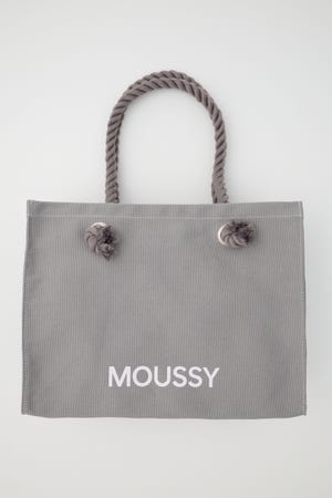 【新生活/大容量】MOUSSY SOUVENIR キャンバスバッグ