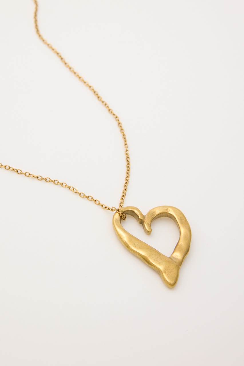 HEART MOTIF ネックレス GLD FREE
