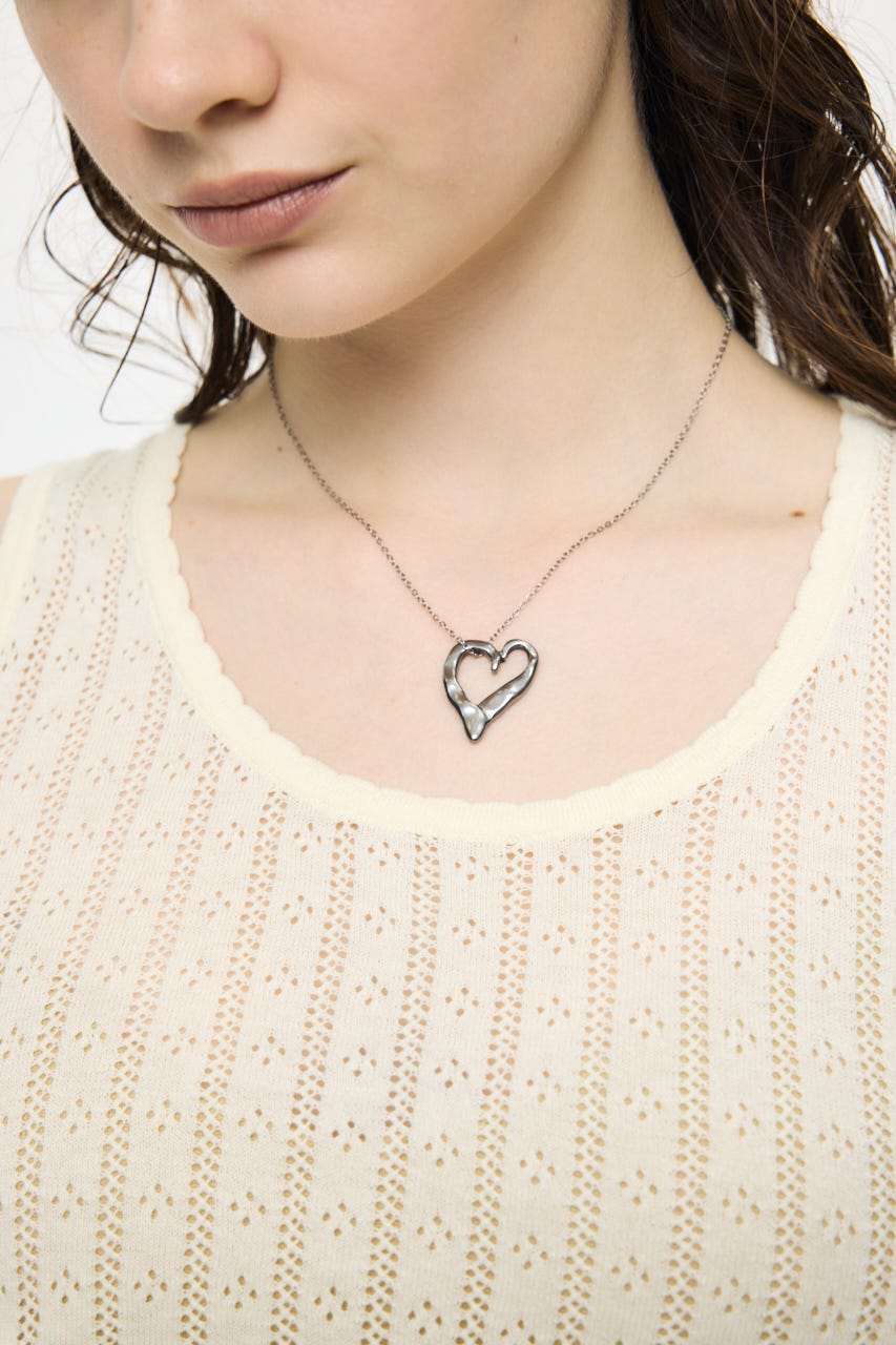 HEART MOTIF ネックレス SLV FREE