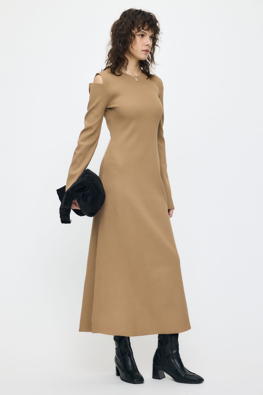 OPEN SHOULDER KNIT ドレス L/BEG 2