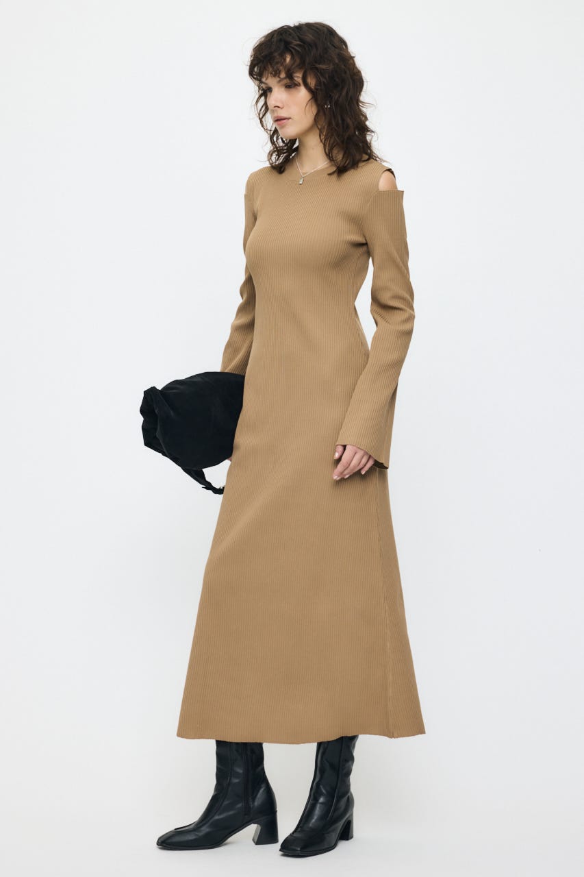 OPEN SHOULDER KNIT ドレス L/BEG 2