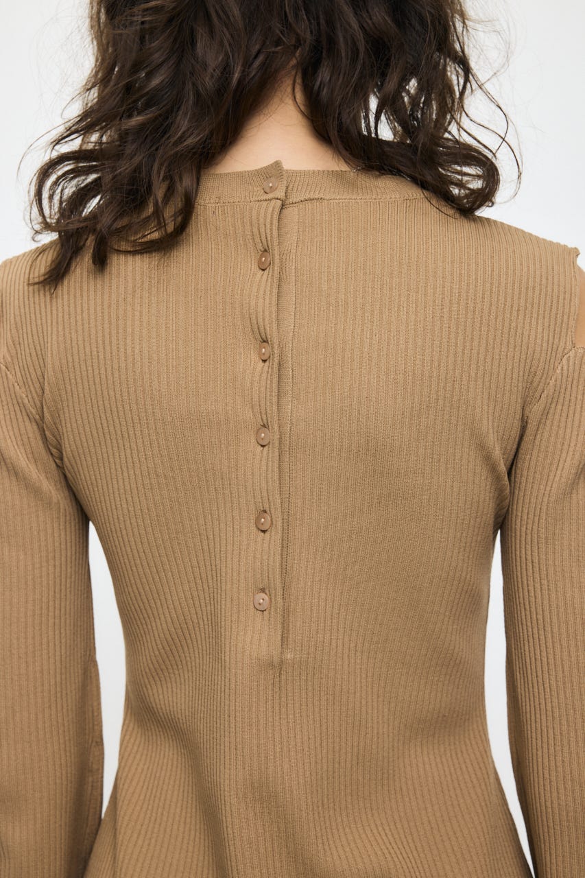 OPEN SHOULDER KNIT ドレス L/BEG 2