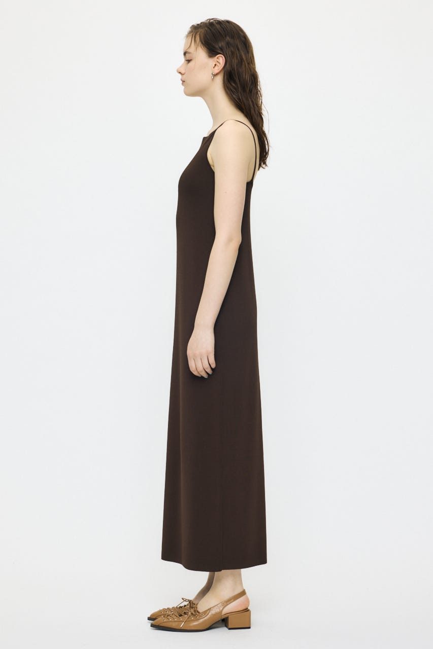 BACKLESS KNIT ドレス D/BRN 1
