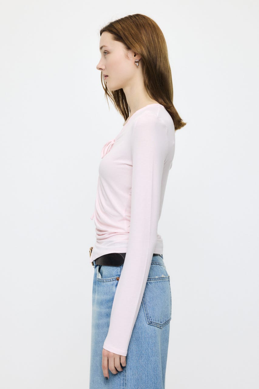 GATHER V/N  トップス L/PNK FREE