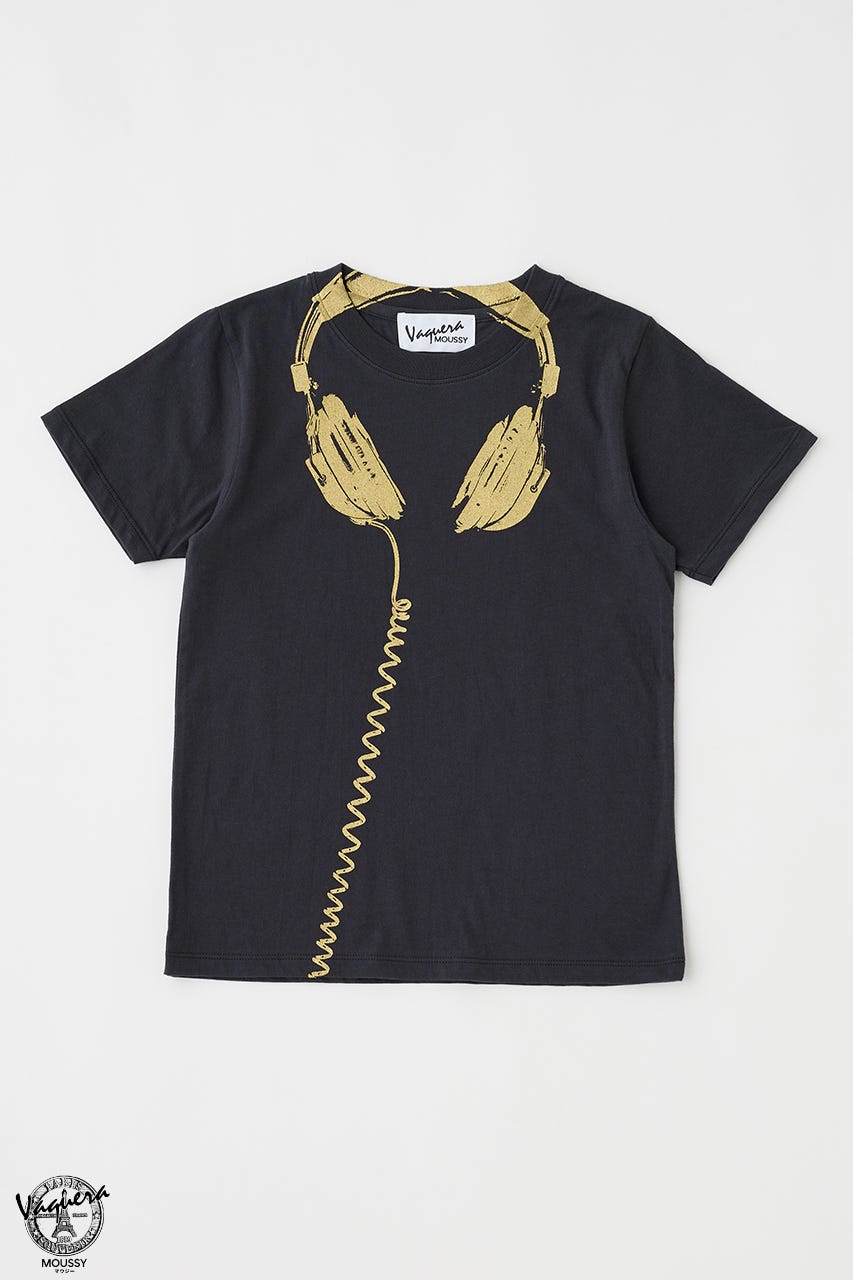 VQ TROMPE L'OEIL BABY ティー BLK S