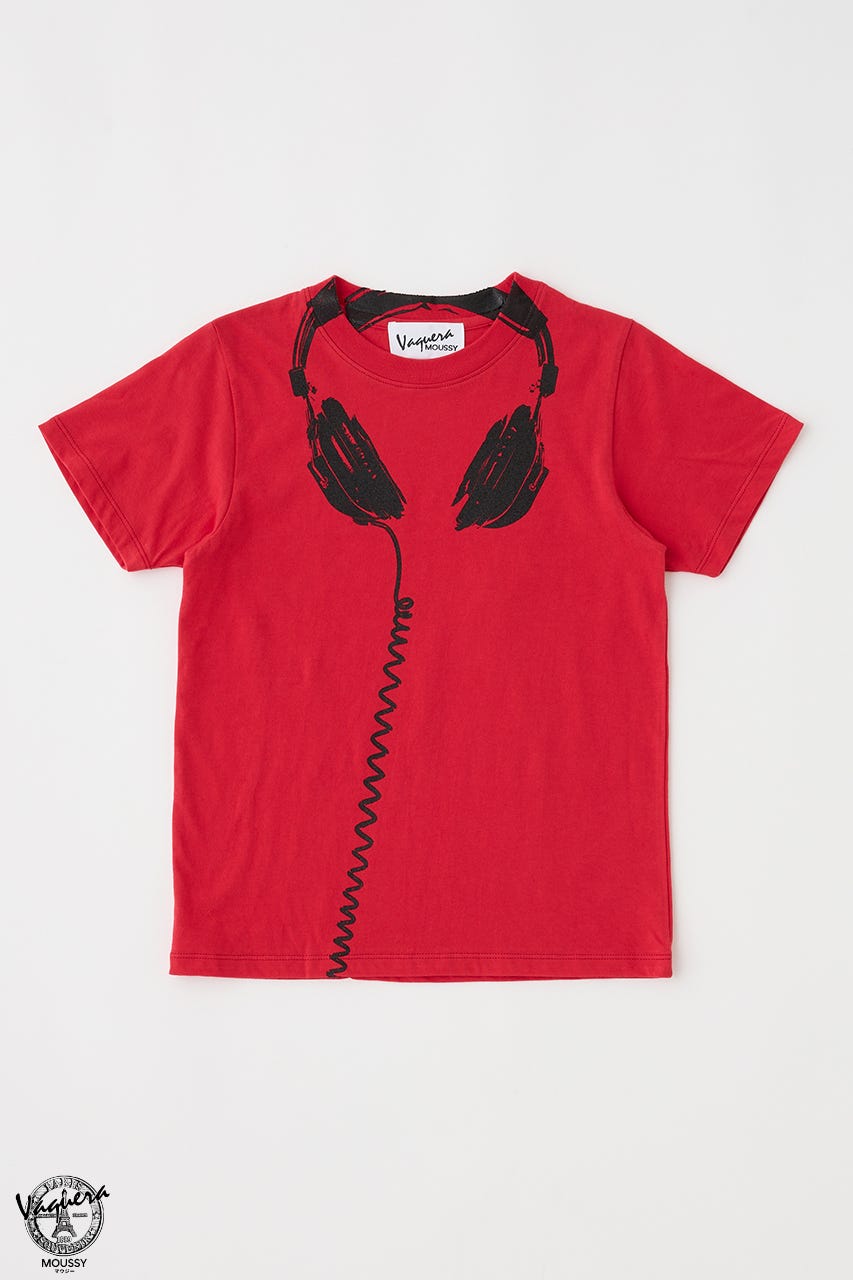 VQ TROMPE L'OEIL BABY ティー RED S