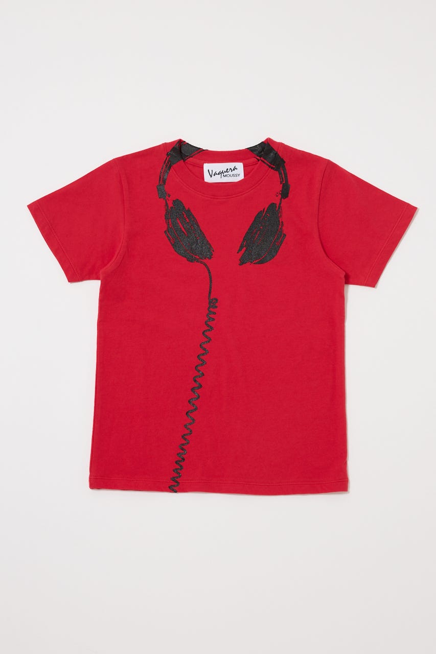 VQ TROMPE L'OEIL BABY ティー RED S