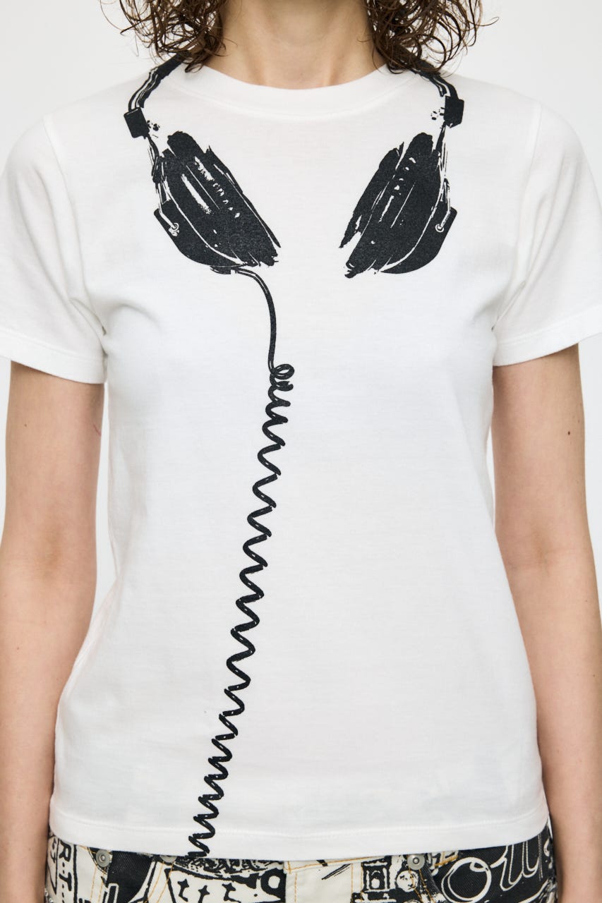 VQ TROMPE L'OEIL BABY ティー WHT S