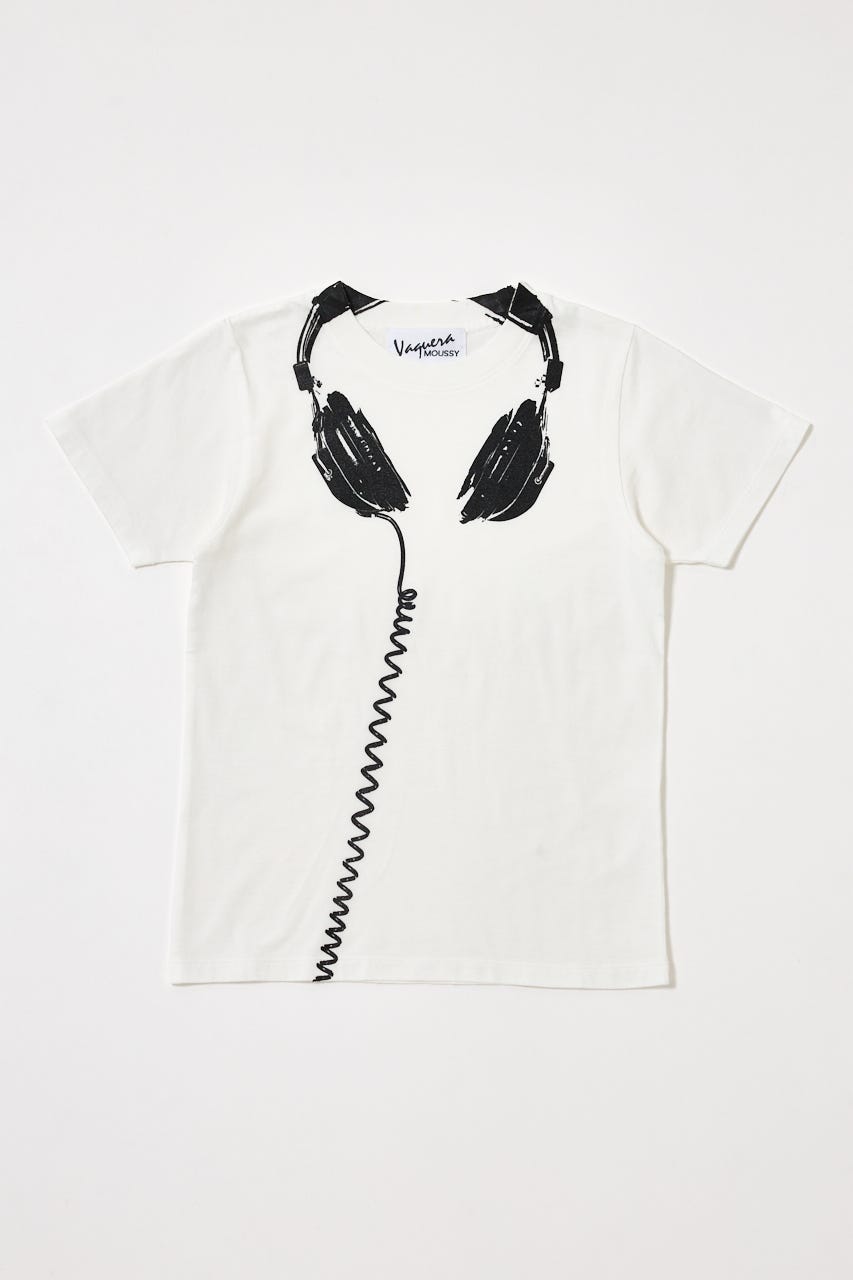 VQ TROMPE L'OEIL BABY ティー WHT S