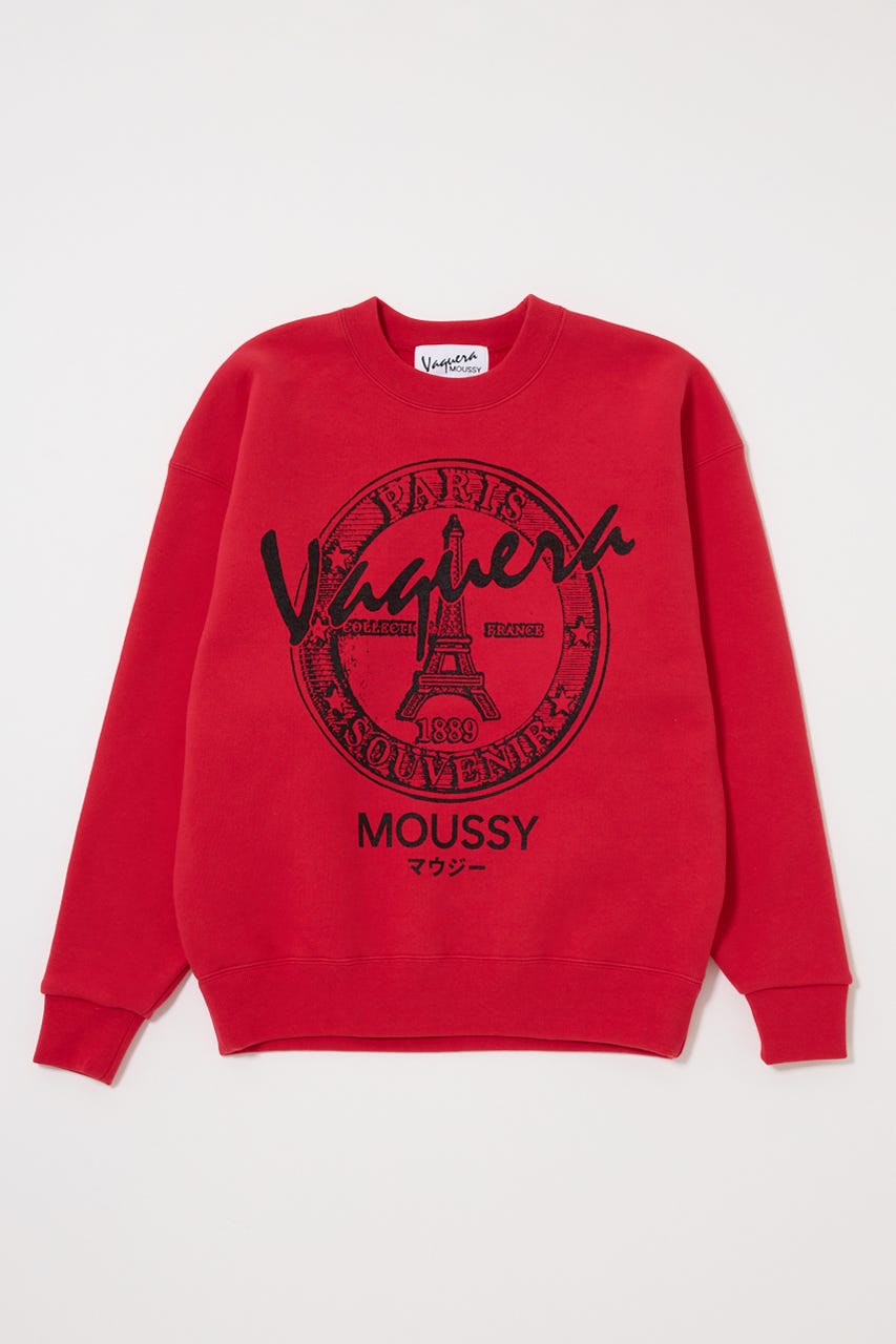 VQ OVERSIZED スウェットシャツ RED M
