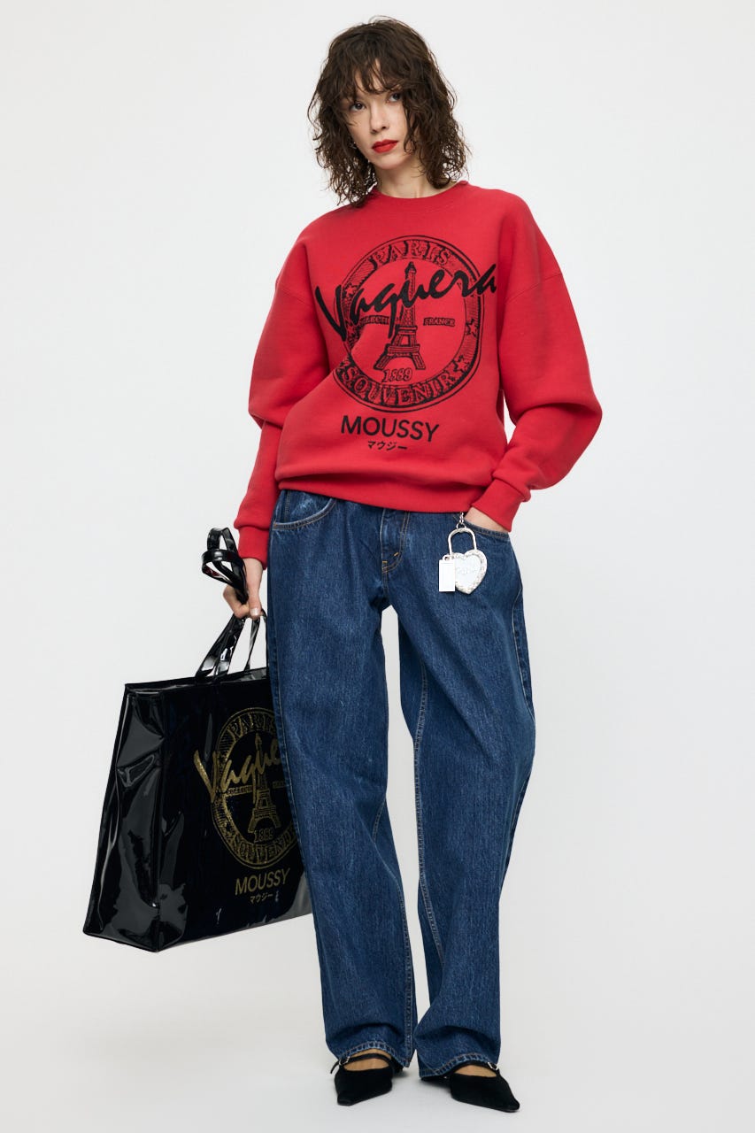 VQ OVERSIZED スウェットシャツ RED M