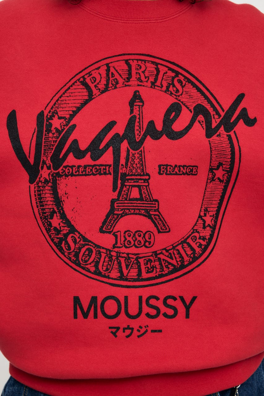 VQ OVERSIZED スウェットシャツ RED M