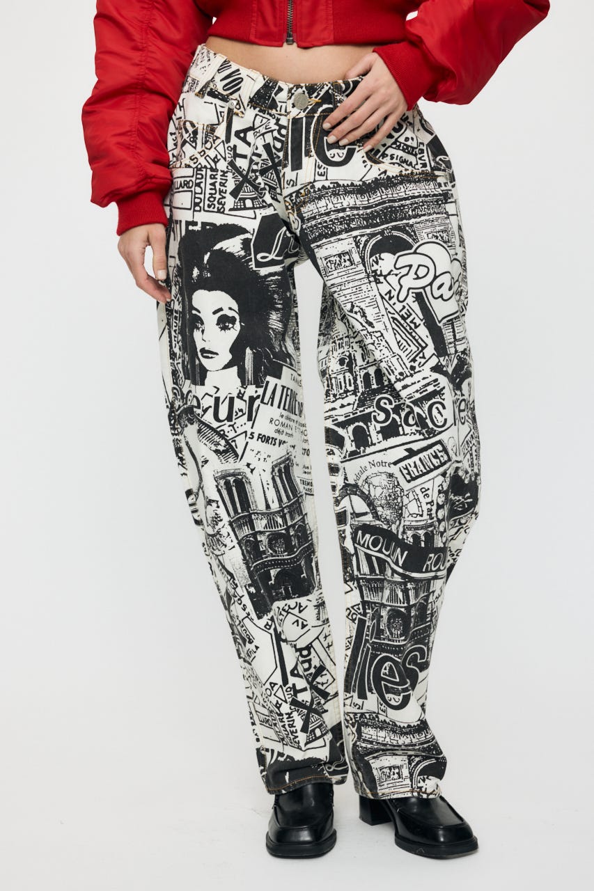 VQ PARIS SYNDROME ジーンズ Multi_1 25inch