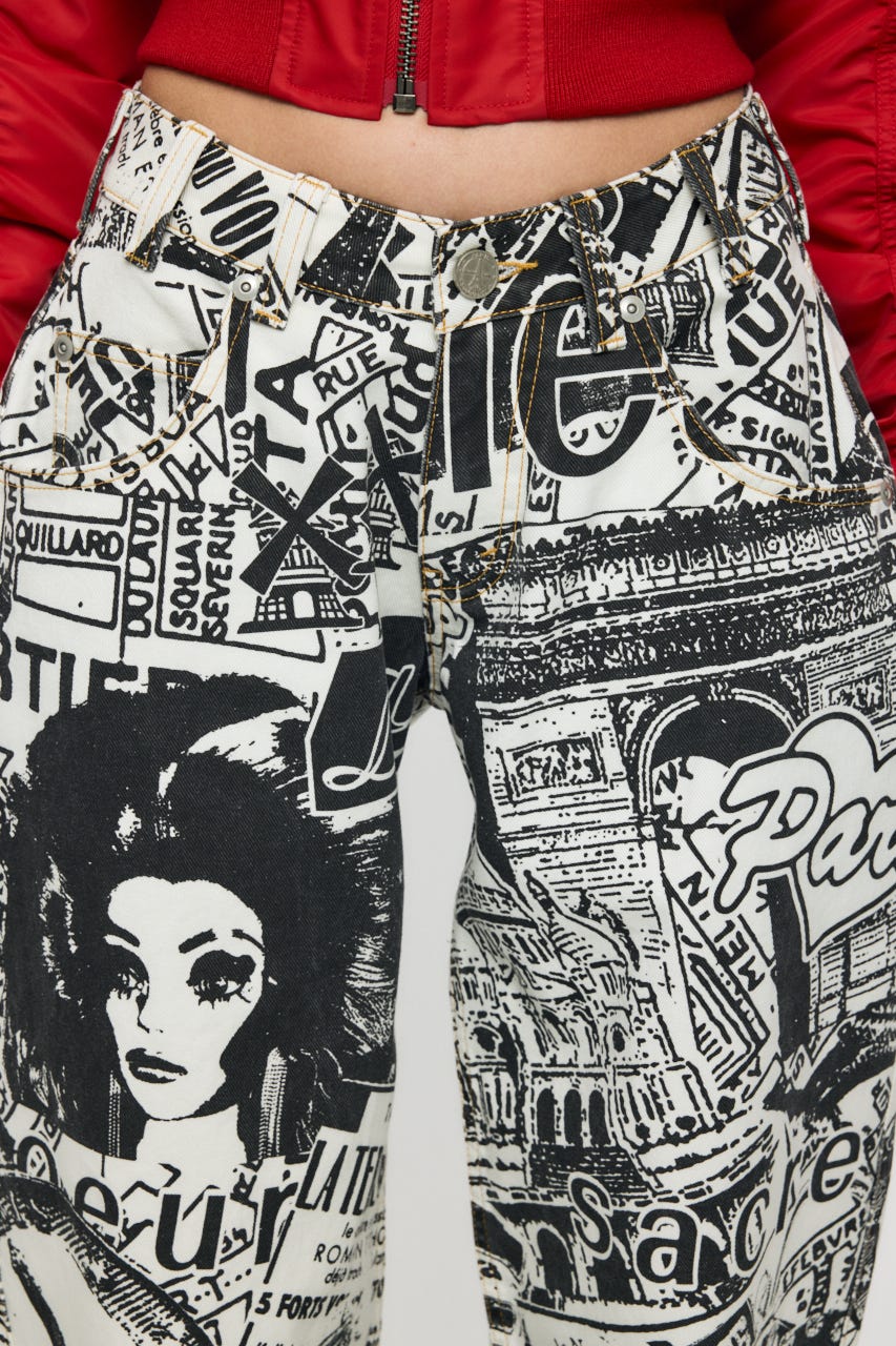 VQ PARIS SYNDROME ジーンズ Multi_1 25inch