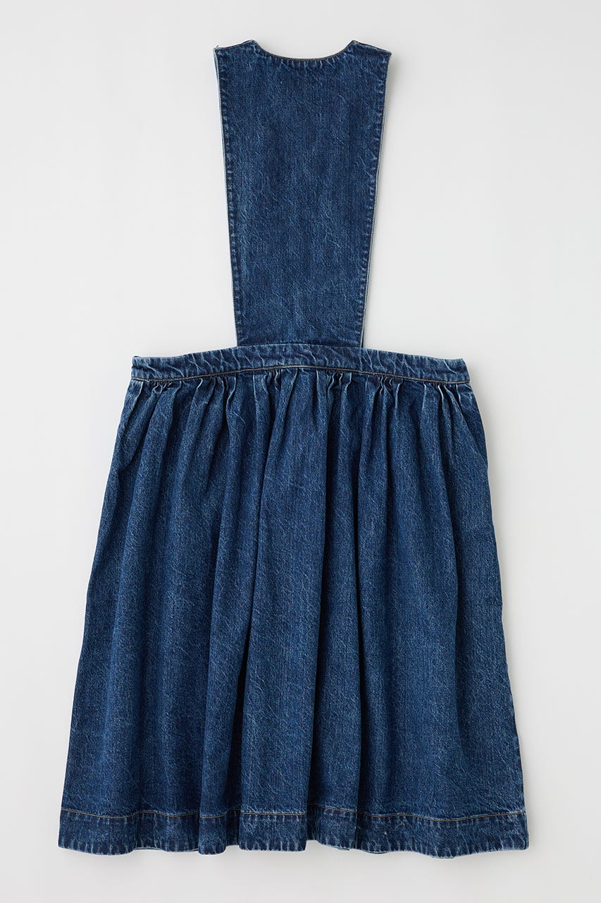VQ DENIM ピナフォア BLU M
