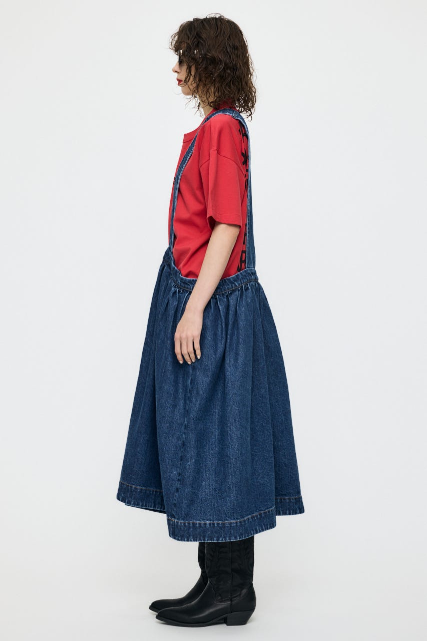 VQ DENIM ピナフォア BLU M