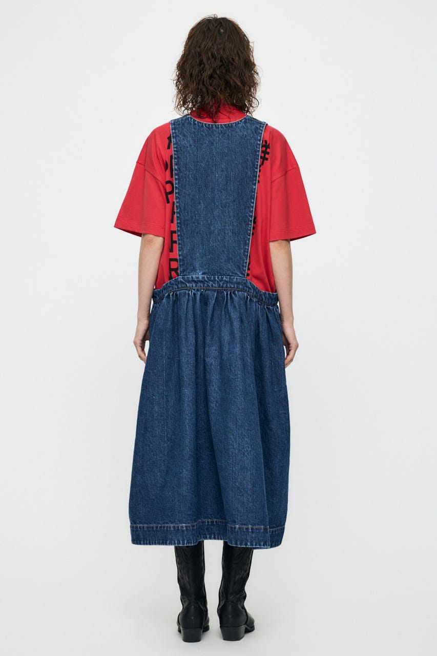 VQ DENIM ピナフォア BLU M