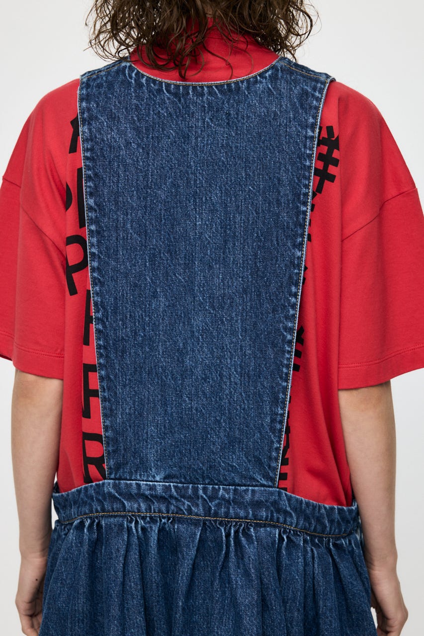 VQ DENIM ピナフォア BLU M