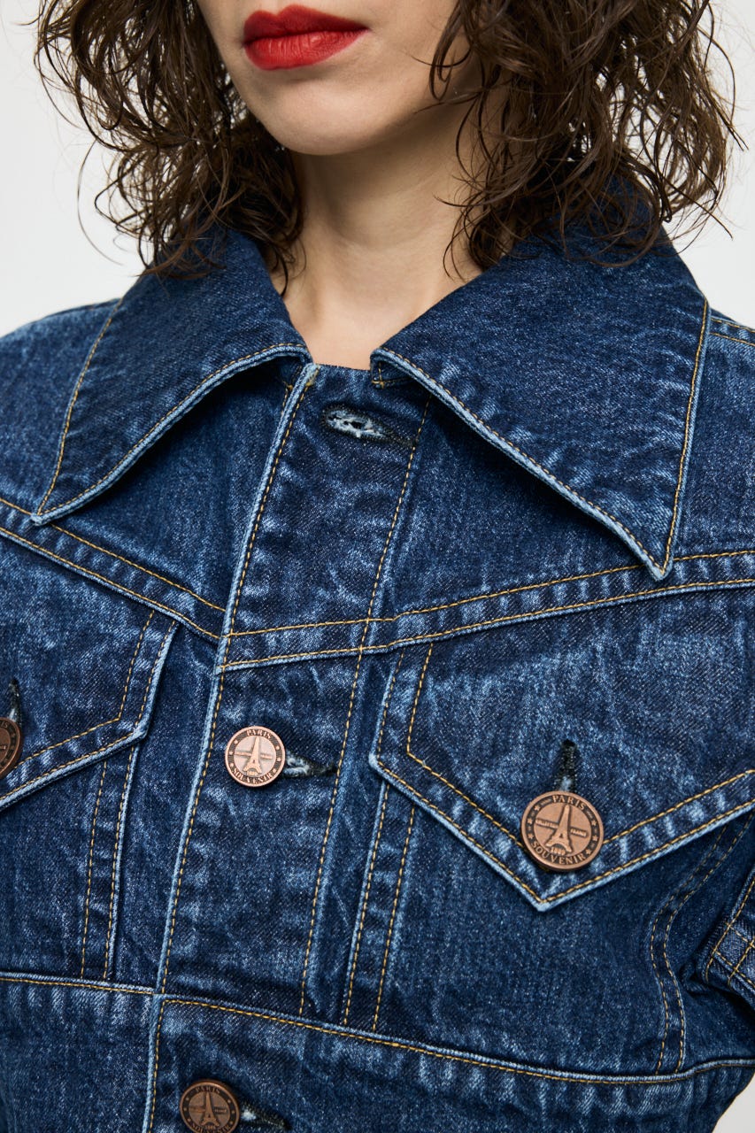 VQ DENIM ジャケット BLU S